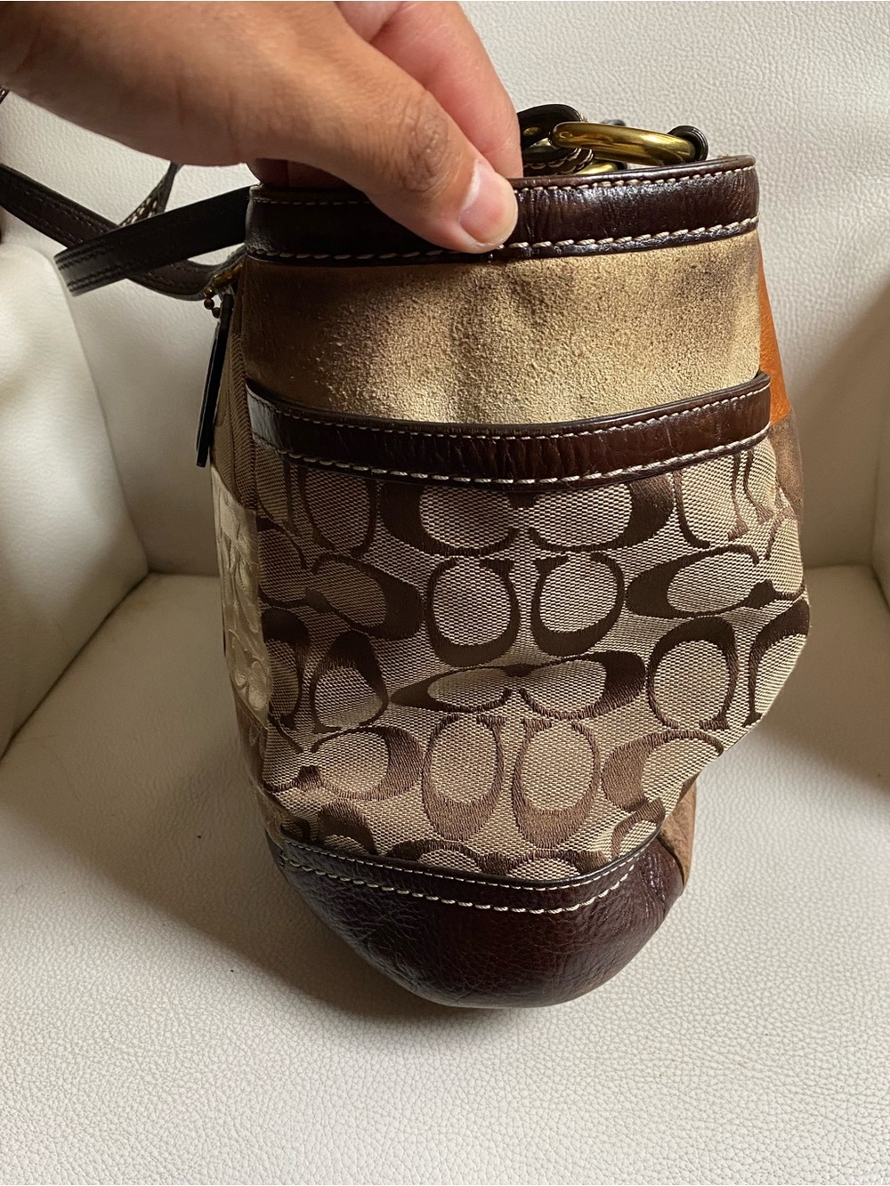 Coach Signature Patchwork Limited Edition Purse Bag F0873-F12843 Leopard VTG Y2K - Picture 12 of 12
